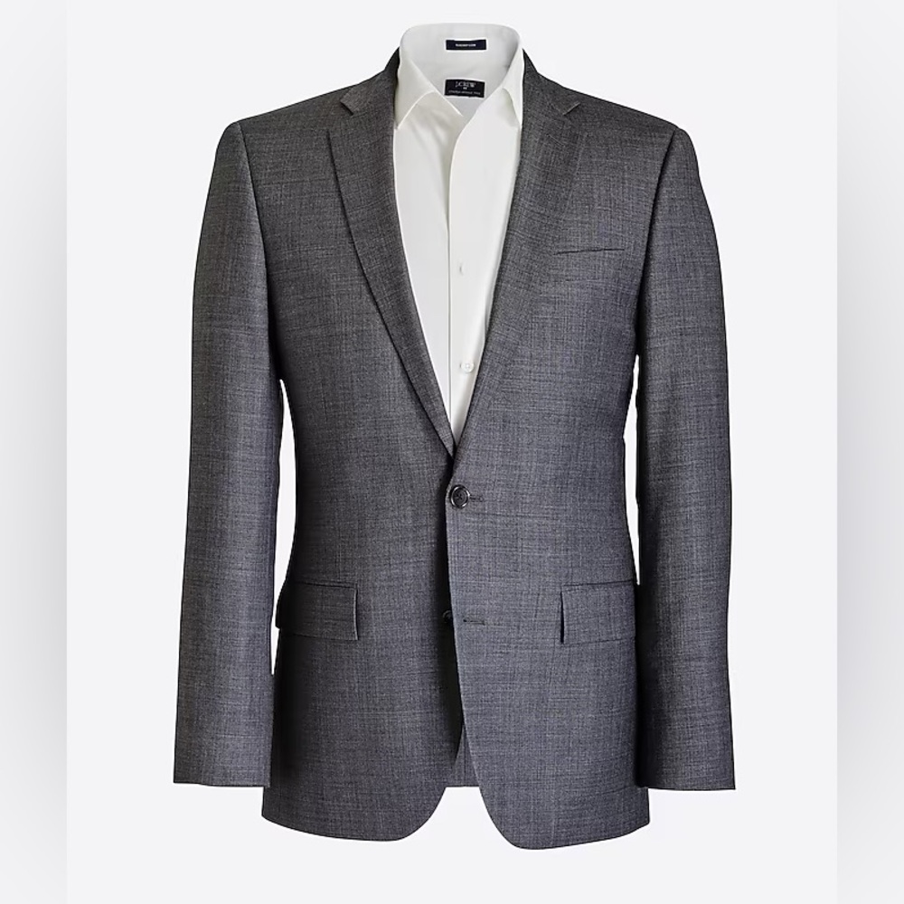 J. Crew factory Slim-fit Thompson worsted wool suit jacket size 44R